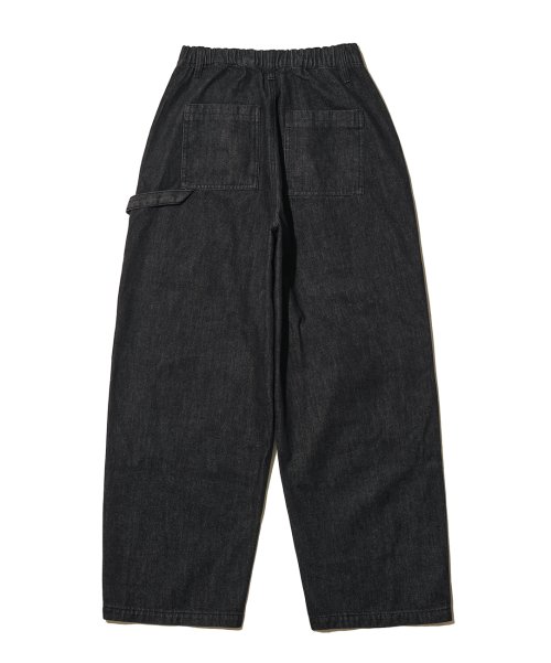 UNBALANCE FATIGUE PANTS (DENIM) / BLACK DENIM
