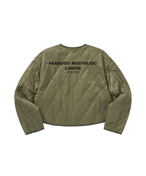 HALF QUILTING JACKET / OLIVE
