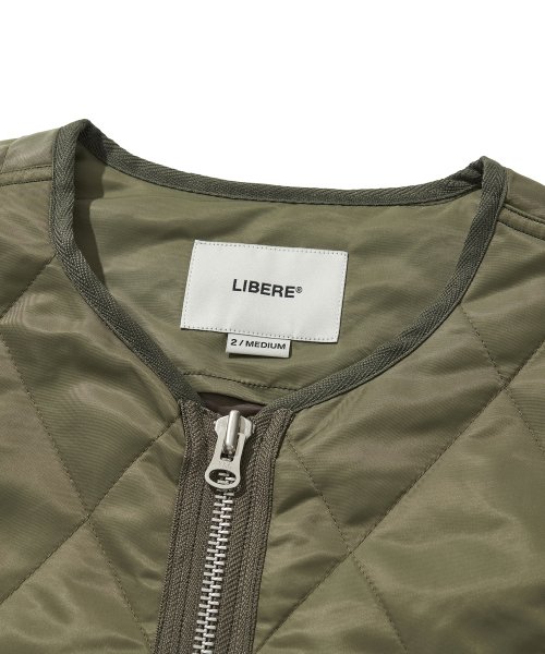 HALF QUILTING JACKET / OLIVE