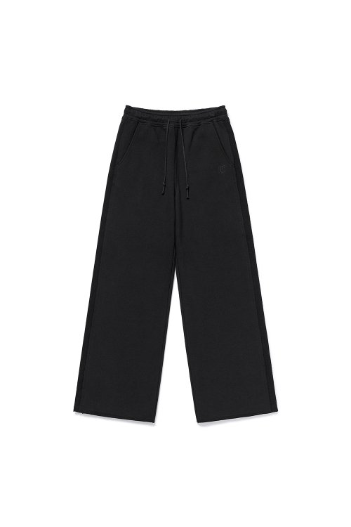 SIDE DETAIL SWEAT PANTS [BLACK]