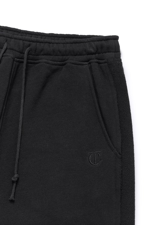 SIDE DETAIL SWEAT PANTS [BLACK]