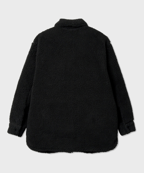 Свободная флисовая куртка High Pile Black