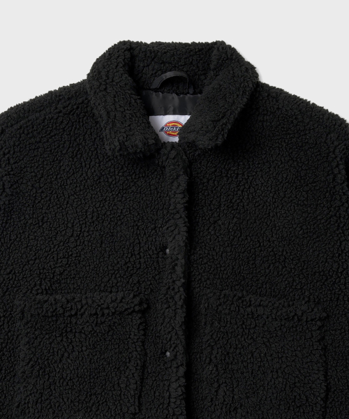 Свободная флисовая куртка High Pile Black