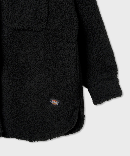 Свободная флисовая куртка High Pile Black