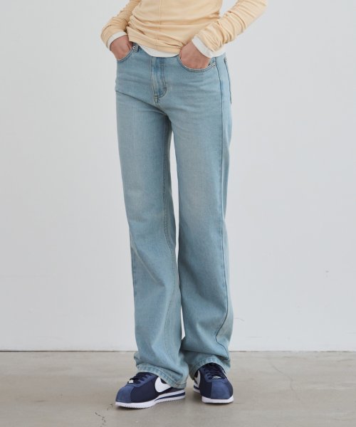 Джинсы slim straight [BLUE]