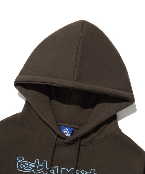 SUNRISE STAMP HOODIE_BROWN(IK2DFMM415A)