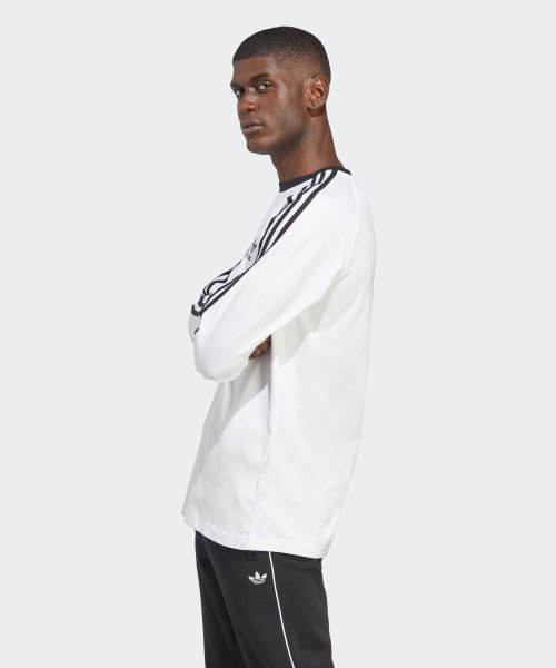 3-STRIPES LS T WHITE