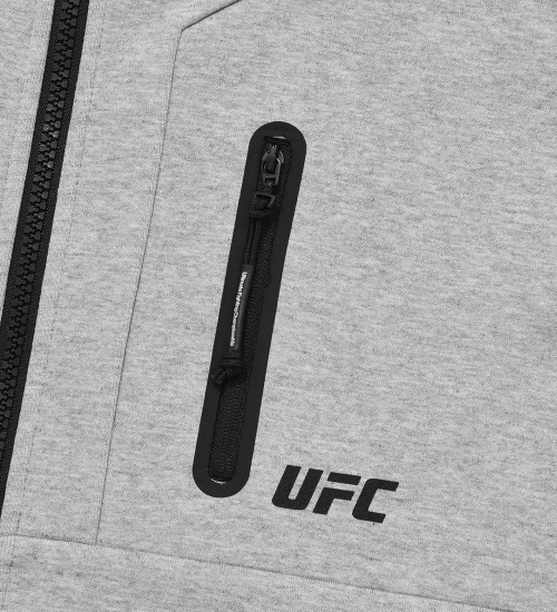 Худи на молнии UFC Easy Guard Regular Fit Melange Gray U4HDU3311MG