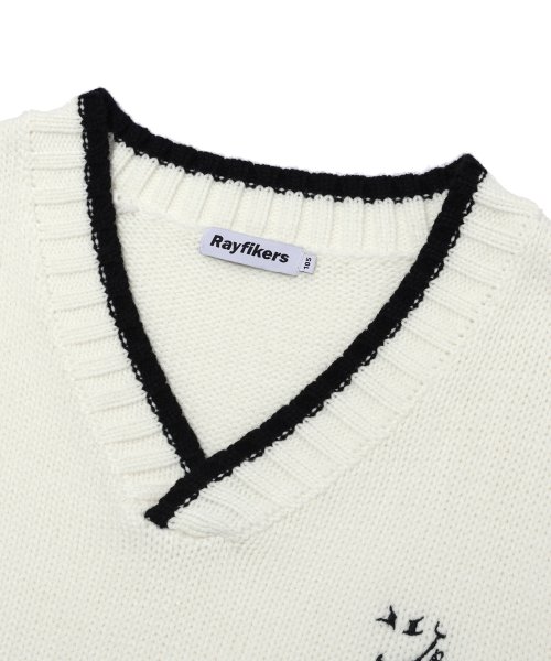 Вязаный жилет Wicked Smile IVORY (MO5SU506-003)