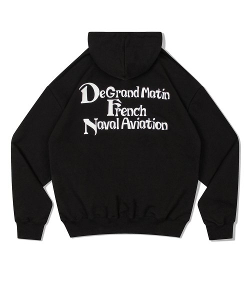 V.HEAVY HOOD SWEAT DE_BLACK