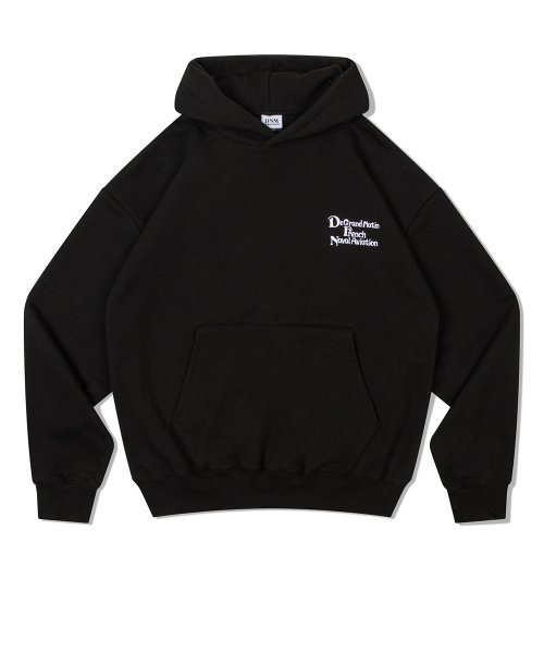 V.HEAVY HOOD SWEAT DE_BLACK