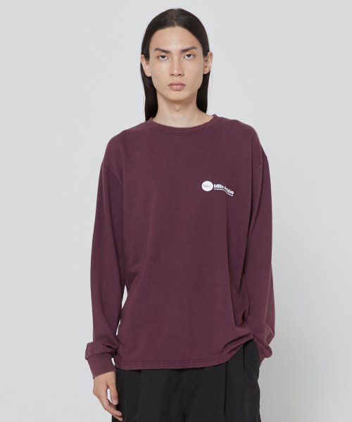 MUSINSA | MILLO Document Long Sleeve [Dark Maroon]