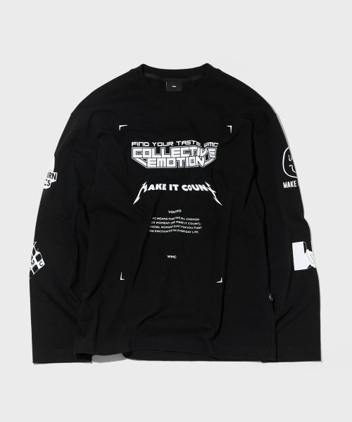 Лонгслив с архивным лого BLACK
