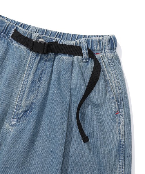 Свободные джинсы с ремнем M-LABEL LOOSE-FIT DENIM BELTED PANTS Light Jean
