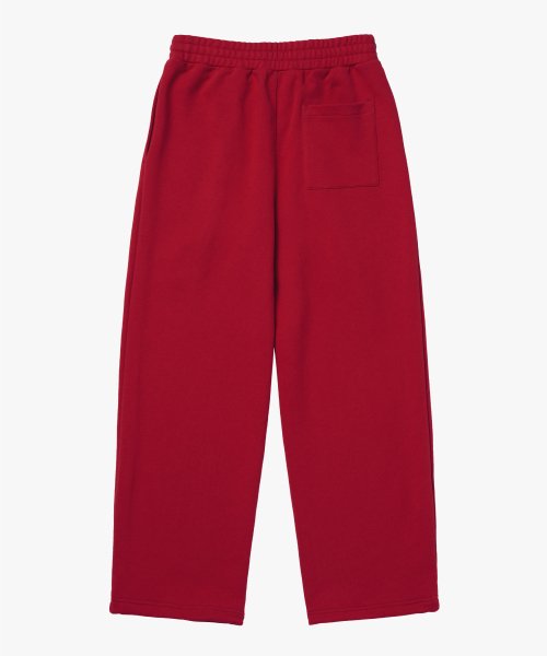 ESSENTIAL PAINTED WIDE PANTS-RED