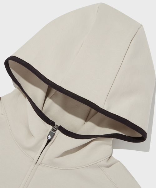 Худи из плотного трикотажа Normal Beige