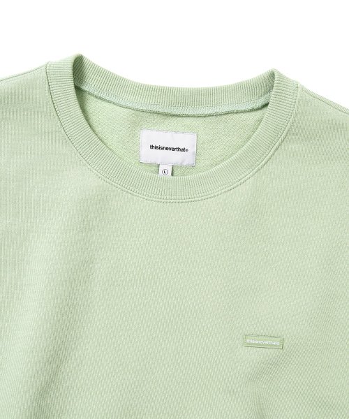 MUSINSA | thisisneverthat® TNT Classic HDP Crewneck Light Green