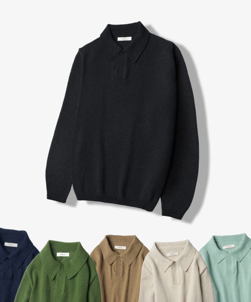T20026 Boucle collar knit_6 COLOR