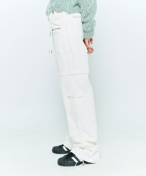 L6 CORDUROY POCKET PANTS(IVORY)