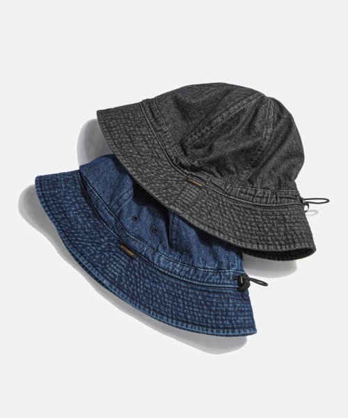 MUSINSA ESPIONAGE Over Fatigue Hat Denim ver. Light Black