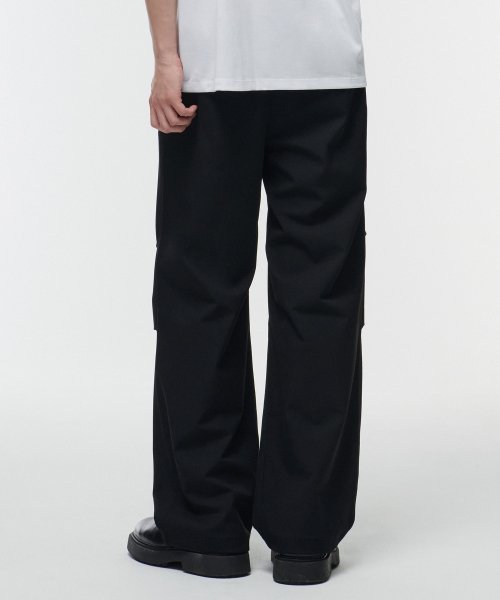 PARACHUTE BANDING SLACKS [BLACK]