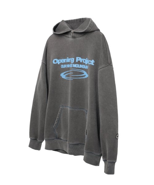 Black store blue hoodie