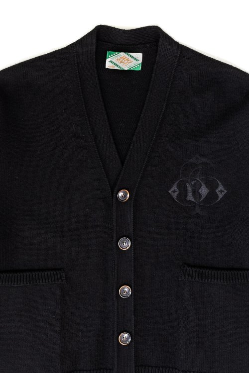 Трикотажный кардиган с логотипом - Black