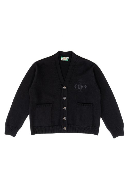 Трикотажный кардиган с логотипом - Black