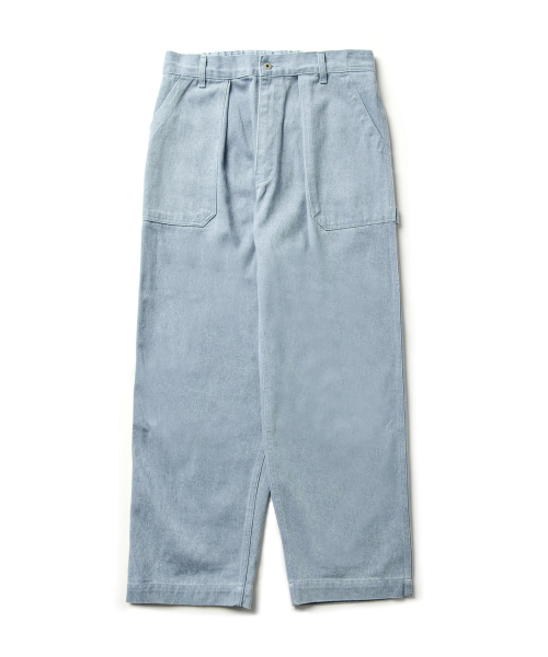 Брюки карго с эффектом варки Light Blue