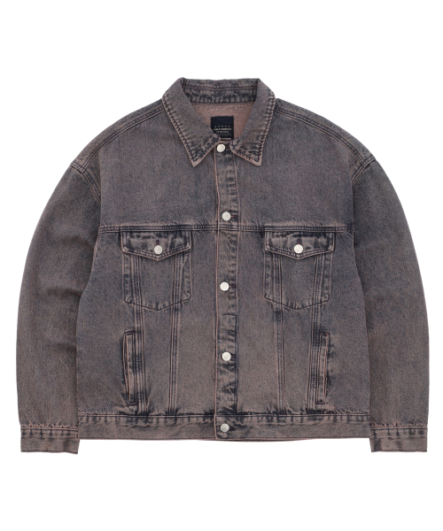 DYEING DENIM JACKET [PURPLE]