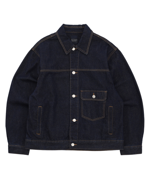 DENIM TRUCKER JACKET [INDIGO BLUE]