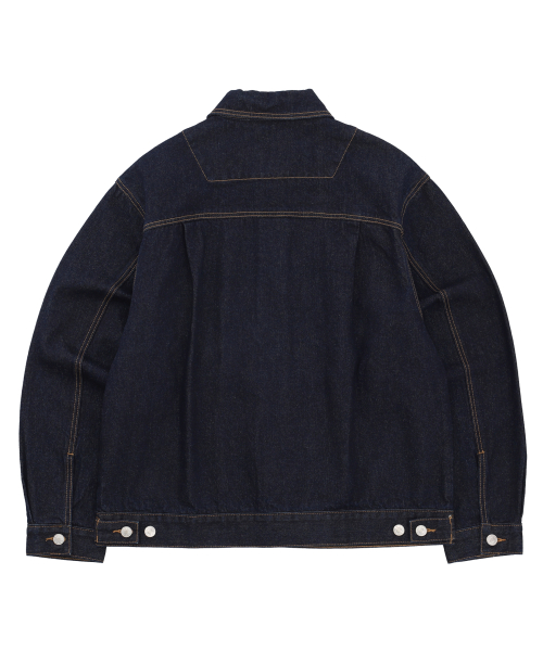DENIM TRUCKER JACKET [INDIGO BLUE]