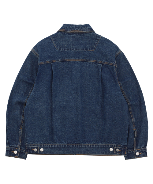 DENIM TRUCKER JACKET [BLUE]