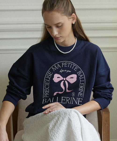 Свитшот с аппликацией Ballerine - Navy