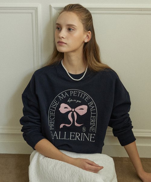 Свитшот с аппликацией Ballerine - Navy