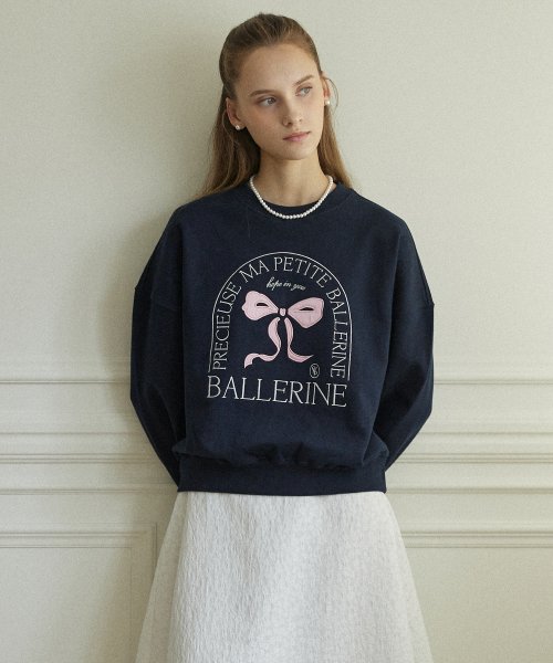 Свитшот с аппликацией Ballerine - Navy