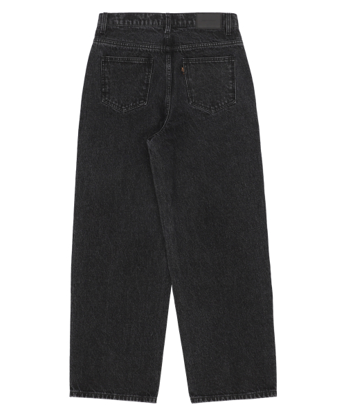 O.B DETAIL BIOSTONE широкий DENIM [BLACK]
