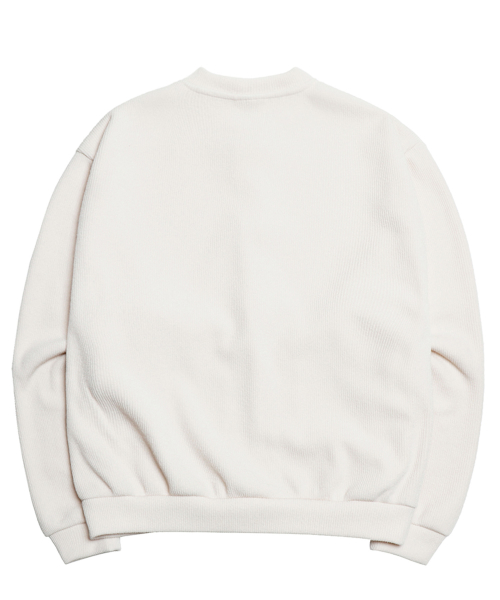 Вязаный флисовый кардиган [CREAM]