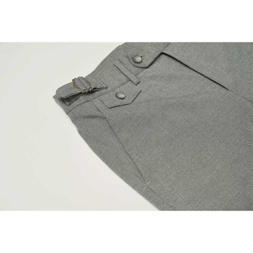 Брюки в гусиную лапку Side Adjust [Light Gray]