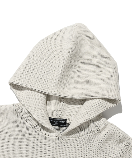 3STARS LOGO трикотаж HOODIE_IVORY(NG2DFUK610A)