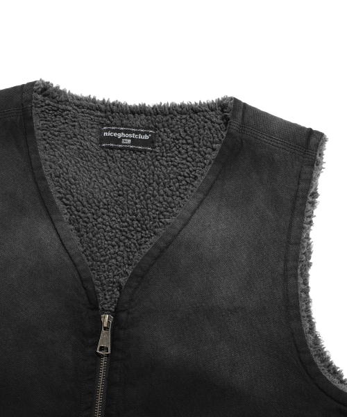 COTTON WASHED VEST_BLACK(NG2DFUB990A)