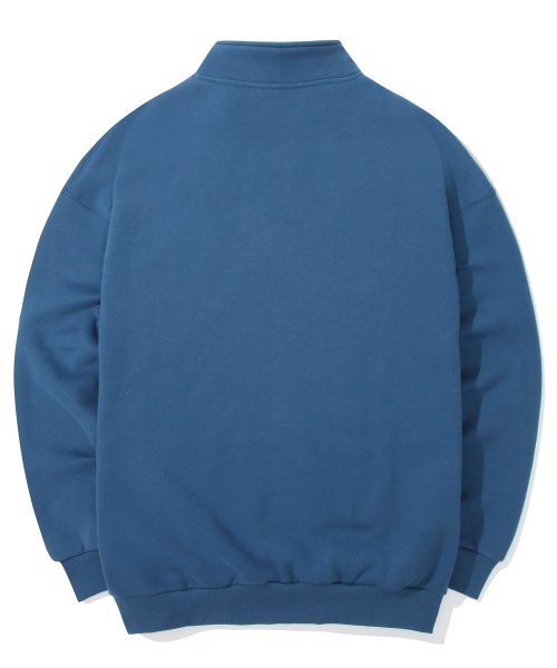 Флисовый свитшот COLUMBIA ARCH OVER-FIT FLEECE HALF ZU (royal blue)