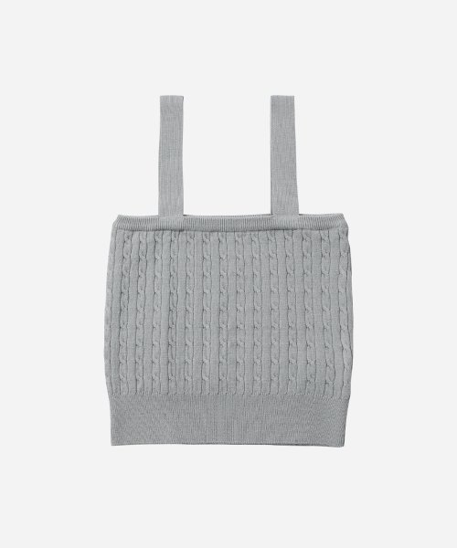 Кабельный трикотажный топ Light Grey 4W2316003
