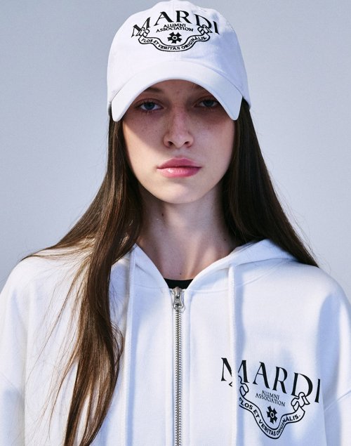 MUSINSA | MARDI MERCREDI CAP ALUMNI CLASSIQUE_WHITE BLACK