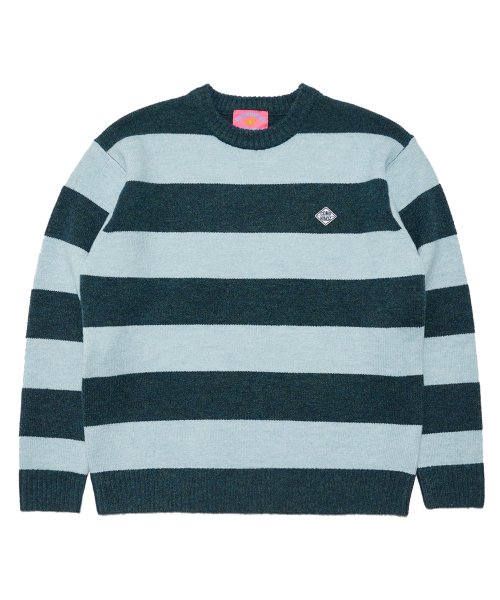 STRIPE CREW NECK трикотаж [4 COLOR]