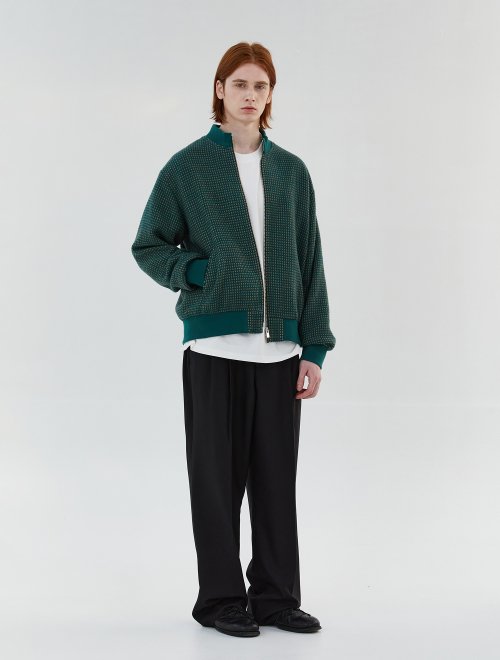 WOOL ZIP UP куртка (GREEN)