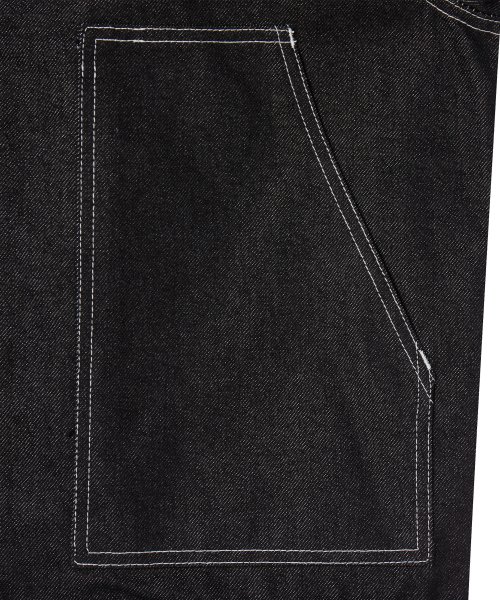 DOUBLE FRONT DENIM куртка - BLACK