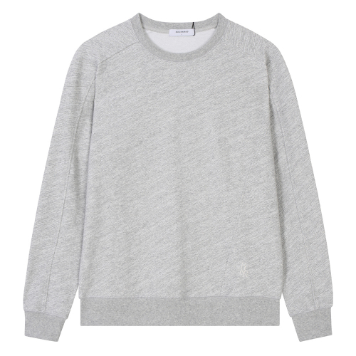 Мужская футболка в рубчик Melange Grey