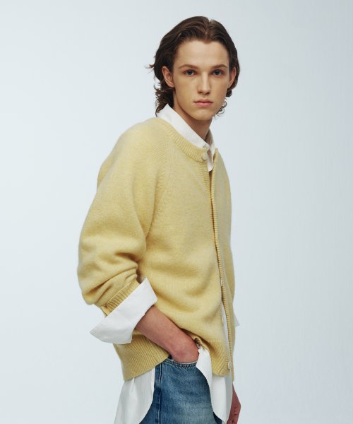 Yellow clearance shaggy cardigan