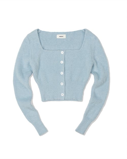 Кардиган с квадратным вырезом (SKY BLUE)